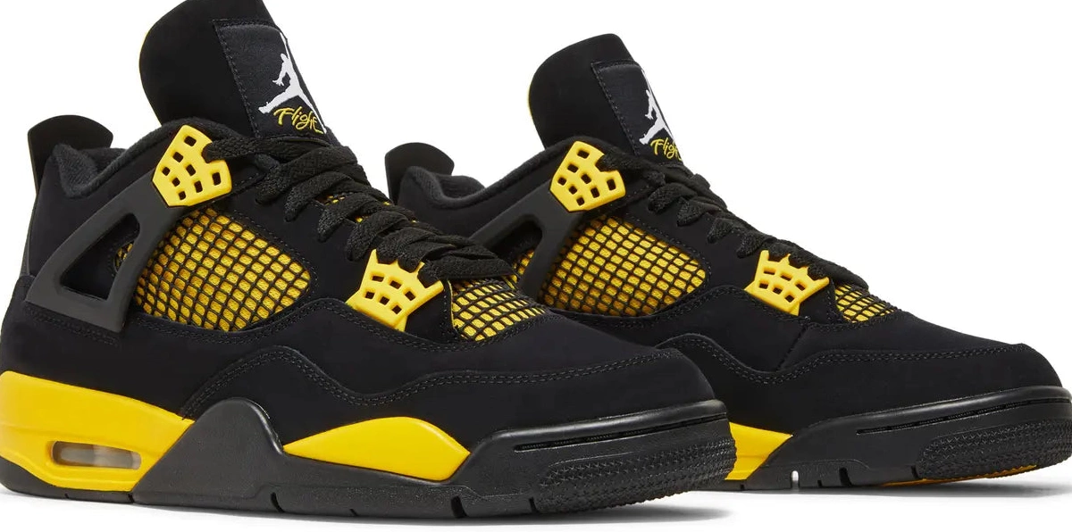 Retro Jordan 4 Air 'Yellow 2023 Thunder' 0510